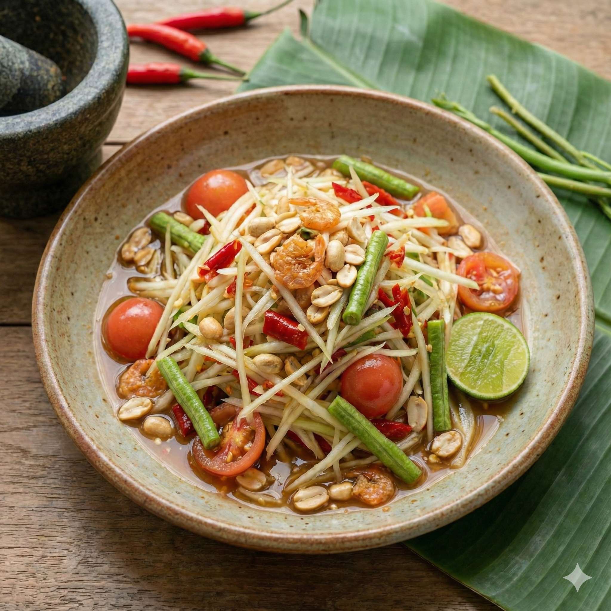 image Salade de Papaye Verte