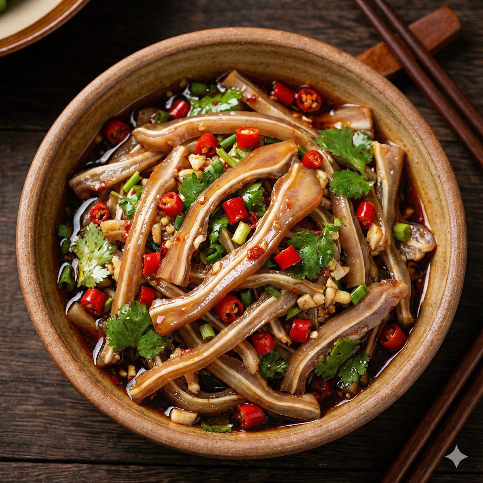 image Oreilles de Porc en Salade