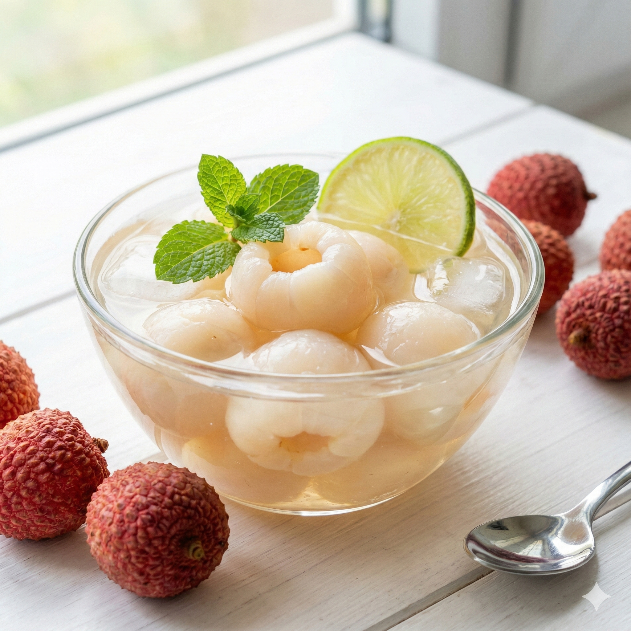 image Litchis au Sirop